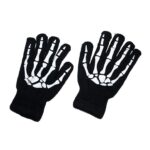 Γάντια Μαύρα Σκελετός