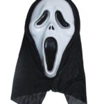 Μάσκα Scream Πλαστική Με Κουκούλα
