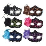 Μάσκα Ματιών Βενετσιάνικη Με Λουλούδι