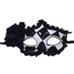 Μάσκα Ματιών Βενετσιάνικη Ασπρόμαυρη