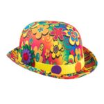 Αποκριάτικο Καπέλο Σαρλό Με Λουλούδια