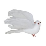 Διακοσμητικό Περιστέρι Λευκό 15cm