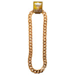 Αποκριάτικη Αλυσίδα Λαιμού Χρυσή Μεγάλη
