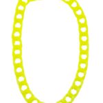 Κολιέ Αλυσίδα Fluo Κίτρινο