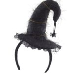 Στέκα Μίνι Καπέλο Μάγισσας Με Αράχνη