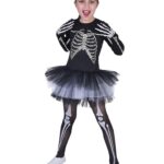 Παιδική Στολή Φόρεμα Τούτου Σκελετούλα