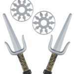 Όπλα Νίντζα Σετ ( 2 Σπαθιά, 2 Αστεράκια)