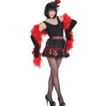 Φούστα με κόκκινες πούλιες