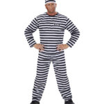 Στολή Φυλακισμένος Ριγέ Ασπρόμαυρη