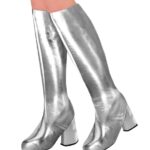 Επικαλυπτικές Μπότες Disco Ασημί