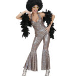 Ολόσωμη Φόρμα Disco Ασημί