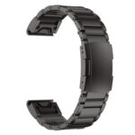Για Garmin 26mm Three-beads Titanium Alloy Push Buckle Metal Quick Release Watch Band(Black)  - Image 2