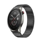 Για Amazfit GTR 4 22mm I-Shaped Titanium Alloy Watch Band(Black) 