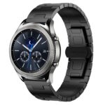 Για Samsung Galaxy Gear S3 Classic Titanium Alloy 22mm Metal Watch Band(Black) 