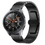 Για Samsung Galaxy Watch 46mm Titanium Alloy 22mm Metal Watch Band(Black) 