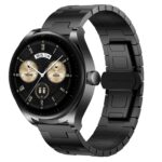 Για Huawei Watch Buds Titanium Alloy 22mm Metal Watch Band(Black) 