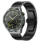 Για Huawei Watch GT3 SE Titanium Alloy 22mm Metal Watch Band(Black) 