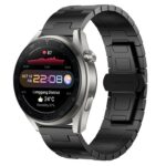 Για Huawei Watch3 Pro New Titanium Alloy 22mm Metal Watch Band(Black) 