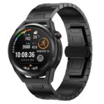 Για Huawei Watch GT Runner Titanium Alloy 22mm Metal Watch Band(Black) 