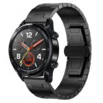 Για Huawei Watch GT Titanium Alloy 22mm Metal Watch Band(Black) 