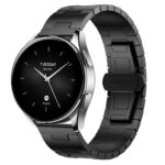 Για Xiaomi Watch S2 Titanium Alloy 22mm Metal Watch Band(Black) 