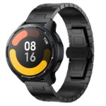 Για Xiaomi Watch S1 Active Titanium Alloy 22mm Metal Watch Band(Black) 