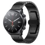Για Xiaomi Watch S1 Titanium Alloy 22mm Metal Watch Band(Black) 