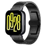 Για Redmi Watch 5 Active Titanium Alloy 22mm Metal Watch Band(Black) 