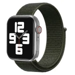 Simple Fashion Nylon Watch Band για Apple Watch Ultra 49mm / Series 8&7 45mm / SE 2&6&SE&5&4 44mm / 3&2&1 42mm, with Magic Stick (Army Green)