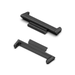 For Huawei Watch Fit 2 2 in 1 Metal Watch Band Connectors (Black)