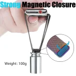 Μπάντα ρολογιού από μαγνητικό ανοξείδωτο ατσάλι Milanese Loop για Apple Watch Ultra 49mm&Watch Ultra 2 49mm / Series 9&8&7 45mm / SE 3&SE 2&6&SE&5&4 44mm / 3&2&1 42mm (Army Green) - Image 7