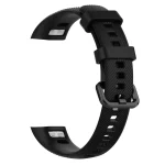 Smart Watch Silicone Watch Band for Huawei Honor Band 4 / Band 5(Black) - Image 3