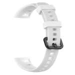 Smart Watch Silicone Watch Band for Huawei Honor Band 4 / Band 5(White) - Image 3