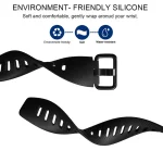 Smart Watch Silicone Watch Band for Huawei Honor Band 4 / Band 5(White) - Image 4