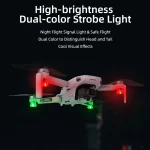 Sunnylife 2-Green + 2-Red Night Strobe LED Ενδεικτική λυχνία για DJI Mavic 2 / Mini / Mavic Air 2 / FPV - Image 5