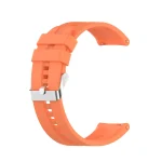 Για ρολόι Xiaomi Color Sport Silicone Watch με ασημένια αγκράφα (ζωντανό πορτοκαλί)Εφαρμόσιμο μοντέλο : κατάλληλο για Xiaomi Watch Color Sport, για Xiaomi Watch Color, για Garmin Vivoactive 4