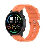 Για ρολόι Xiaomi Color Sport Silicone Watch με ασημένια αγκράφα (ζωντανό πορτοκαλί)Εφαρμόσιμο μοντέλο : κατάλληλο για Xiaomi Watch Color Sport, για Xiaomi Watch Color, για Garmin Vivoactive 4 - Image 4