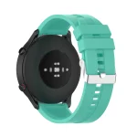 For Xiaomi Watch Color Sport Silicone Watch Band with Silver Steel Buckle(Aurora Blue) - Image 5