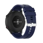 For Xiaomi Watch Color Sport Silicone Watch Band with Silver Steel Buckle(Midnight Blue) - Image 5