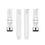 For Huawei Watch GT 2 42mm Silicone Watch Band with Black Buckle(White) - Image 2