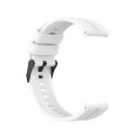 For Huawei Watch GT 2 42mm Silicone Watch Band with Black Buckle(White) - Image 3