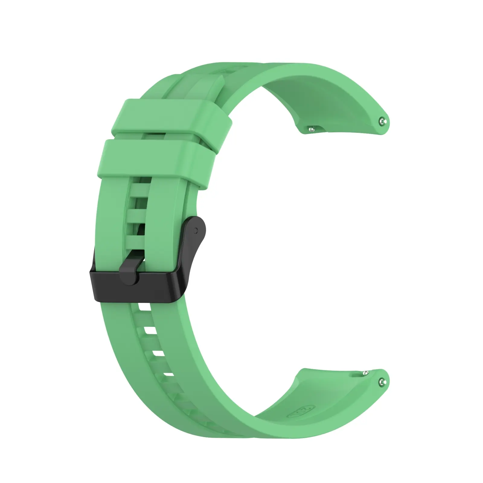EDA001023301B For Huawei Watch GT 2 42mm Silicone Watch Band with Black Buckle(Mint Green) - Image 1