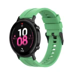 For Huawei Watch GT 2 42mm Silicone Watch Band with Black Buckle(Mint Green) - Image 4