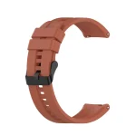For Huawei Watch GT 2 42mm Silicone Watch Band with Black Buckle(Orange)