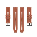 For Huawei Watch GT 2 42mm Silicone Watch Band with Black Buckle(Orange) - Image 2