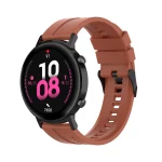 For Huawei Watch GT 2 42mm Silicone Watch Band with Black Buckle(Orange) - Image 4