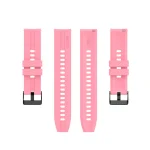 For Huawei Watch GT 2 42mm Silicone Watch Band with Black Buckle(Pink) - Image 2