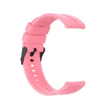 For Huawei Watch GT 2 42mm Silicone Watch Band with Black Buckle(Pink) - Image 3