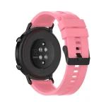 For Huawei Watch GT 2 42mm Silicone Watch Band with Black Buckle(Pink) - Image 5