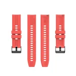 For Huawei Watch GT 2 42mm Silicone Watch Band with Black Buckle(Red) - Image 2